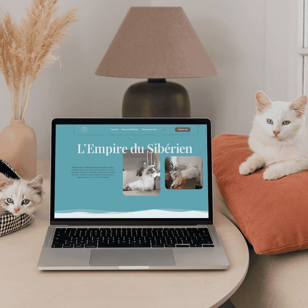 Conception du site internet L’Empire du Sibérien