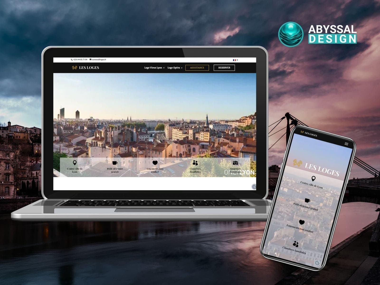 Loges.fr: Élégance et Fonctionnalité pour le Site de Location Lyonnais