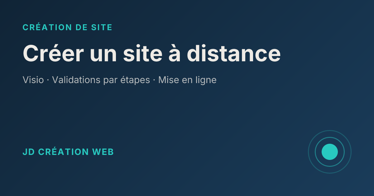 Créer un site à distance, concrètement